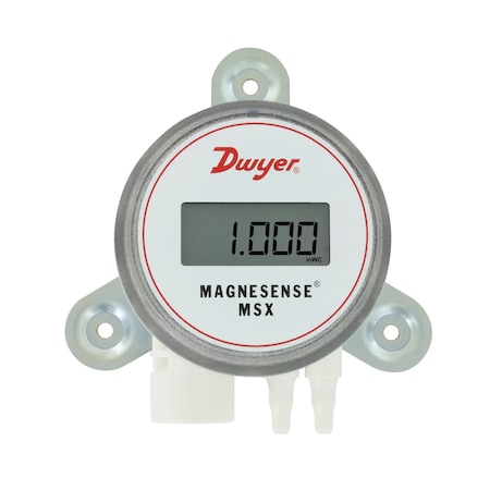 Dwyer Instruments Differenitial Pressure Transmitter, Xmtr W Hr WLcd MSX-W13-IN-LCD
